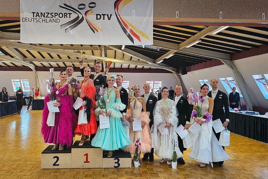 Siegerehrung DM Senioren II S-Standard 2026 in Braunschweig